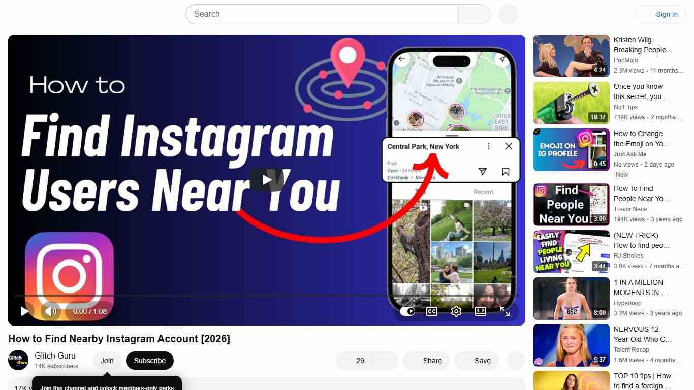 How to Find Nearby Instagram Account [2026] - YouTube